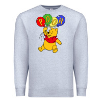 Heather Grey hunny the pooh Premium Sweatshirt - artisFamous