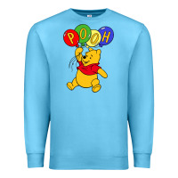 Ocean Blue hunny the pooh Premium Sweatshirt - artisFamous