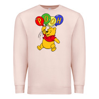 Pale Pink hunny the pooh Premium Sweatshirt - artisFamous