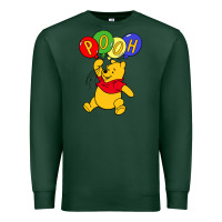 Sports Green hunny the pooh Premium Sweatshirt - artisFamous