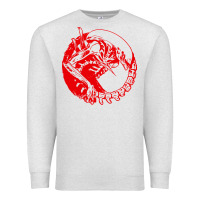 Oatmeal Heather xenomorph Premium Sweatshirt - artisFamous