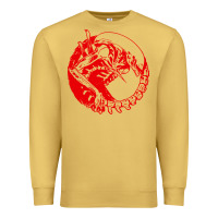 Antique Gold xenomorph Premium Sweatshirt - artisFamous