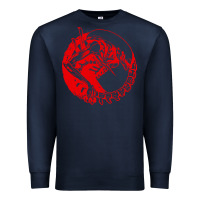 Navy xenomorph Premium Sweatshirt - artisFamous