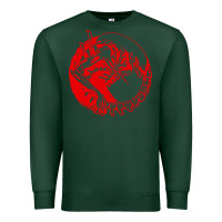 Sports Green xenomorph Premium Sweatshirt - artisFamous