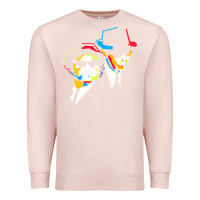 Pale Pink blues brothers Premium Sweatshirt - artisFamous