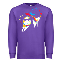Purple blues brothers Premium Sweatshirt - artisFamous