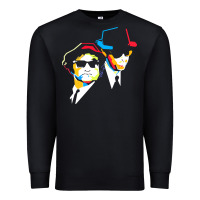 Black blues brothers Premium Sweatshirt - artisFamous