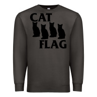 Smoke cat flag Premium Sweatshirt - artisFamous