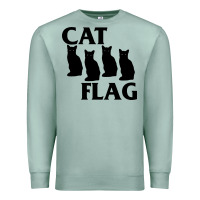 Seafoam cat flag Premium Sweatshirt - artisFamous