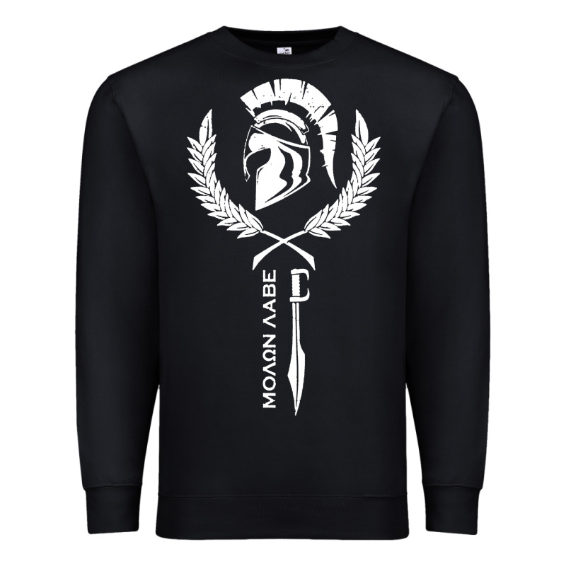 Sparta Krieger Fitness   Molon Labe Premium Sweatshirt by artisFamous | Teevron
