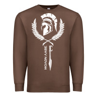 Chestnut sparta krieger fitness   molon labe Premium Sweatshirt - artisFamous