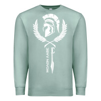 Seafoam sparta krieger fitness   molon labe Premium Sweatshirt - artisFamous