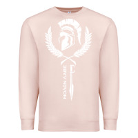 Pale Pink sparta krieger fitness   molon labe Premium Sweatshirt - artisFamous