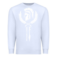 White sparta krieger fitness   molon labe Premium Sweatshirt - artisFamous