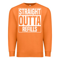 Carrot straight outta refills funny pharmacy technician pharmacist Premium Sweatshirt - artisFamous