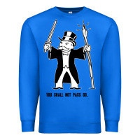 True Royal you shall not pass go Premium Sweatshirt - artisFamous