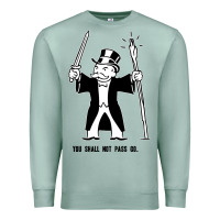 Seafoam you shall not pass go Premium Sweatshirt - artisFamous