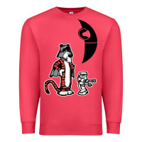 Cardinal hobbes and calvin Premium Sweatshirt - artisFamous