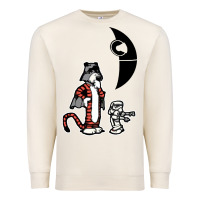 Sandshell hobbes and calvin Premium Sweatshirt - artisFamous