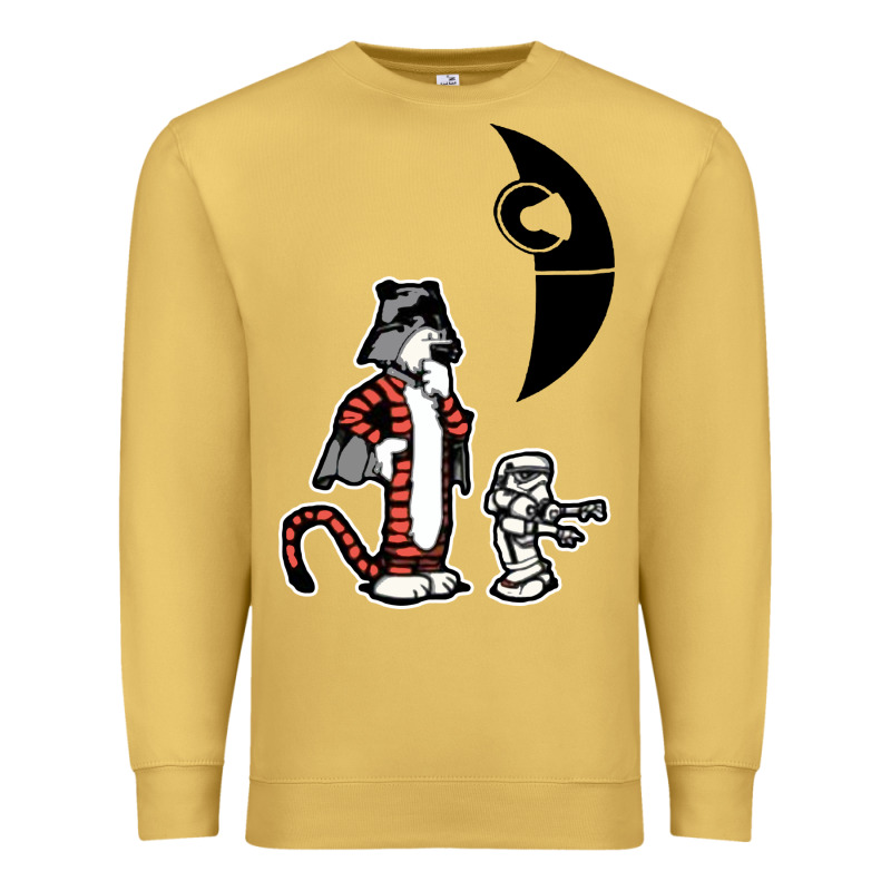Hobbes And Calvin Premium Sweatshirt by artisFamous | Teevron