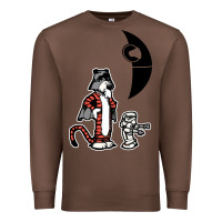 Chestnut hobbes and calvin Premium Sweatshirt - artisFamous