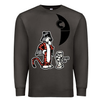 Smoke hobbes and calvin Premium Sweatshirt - artisFamous