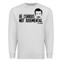 Dove Grey be curious not judgemental Premium Sweatshirt - artisFamous