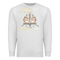 Oatmeal Heather child of god woman of faith warrior of christ Premium Sweatshirt - artisFamous