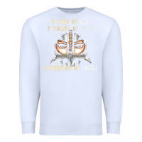 White child of god woman of faith warrior of christ Premium Sweatshirt - artisFamous