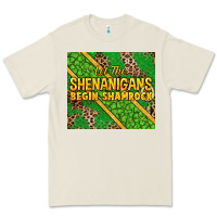 Bone Let the shenanigans begin shamrock tumbler Premium Tee - HowdyJamesFarm