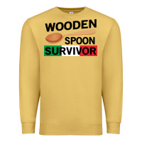 Antique Gold funny wooden spoon survivor Premium Sweatshirt - artisFamous
