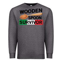 Charcoal Heather funny wooden spoon survivor Premium Sweatshirt - artisFamous
