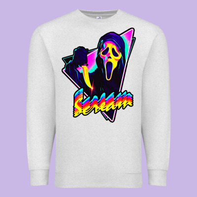 Scream Horror Movie Premium Sweatshirt Designed By Artisfamous