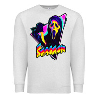Oatmeal Heather scream horror movie Premium Sweatshirt - artisFamous