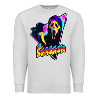 Dove Grey scream horror movie Premium Sweatshirt - artisFamous