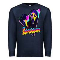Navy scream horror movie Premium Sweatshirt - artisFamous