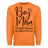 Carrot boy mom less drama than girls but harder to Premium Sweatshirt - artisFamous