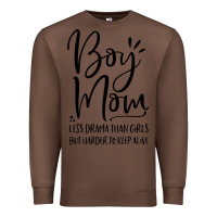 Chestnut boy mom less drama than girls but harder to Premium Sweatshirt - artisFamous