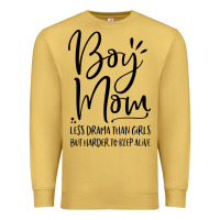 Antique Gold boy mom less drama than girls but harder to Premium Sweatshirt - artisFamous