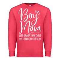 Cardinal boy mom less drama than girls but harder to Premium Sweatshirt - artisFamous