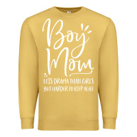 Antique Gold boy mom less drama than girls but harder to Premium Sweatshirt - artisFamous