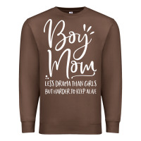 Chestnut boy mom less drama than girls but harder to Premium Sweatshirt - artisFamous