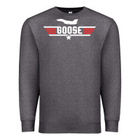 Charcoal Heather goose Premium Sweatshirt - artisFamous