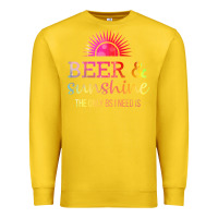 Lemon the only bs i need is beer sunshine Premium Sweatshirt - artisFamous