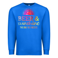 True Royal the only bs i need is beer sunshine Premium Sweatshirt - artisFamous