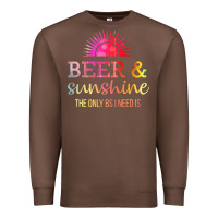 Chestnut the only bs i need is beer sunshine Premium Sweatshirt - artisFamous