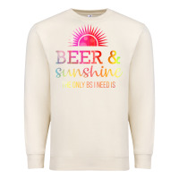 Sandshell the only bs i need is beer sunshine Premium Sweatshirt - artisFamous