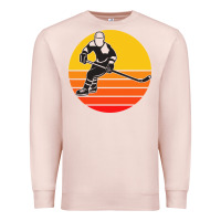 Pale Pink Hockey 1 Premium Sweatshirt - artisFamous