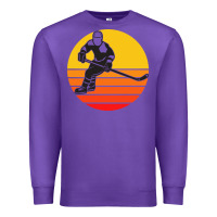 Purple Hockey 1 Premium Sweatshirt - artisFamous
