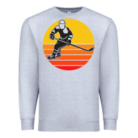 Heather Grey Hockey 1 Premium Sweatshirt - artisFamous